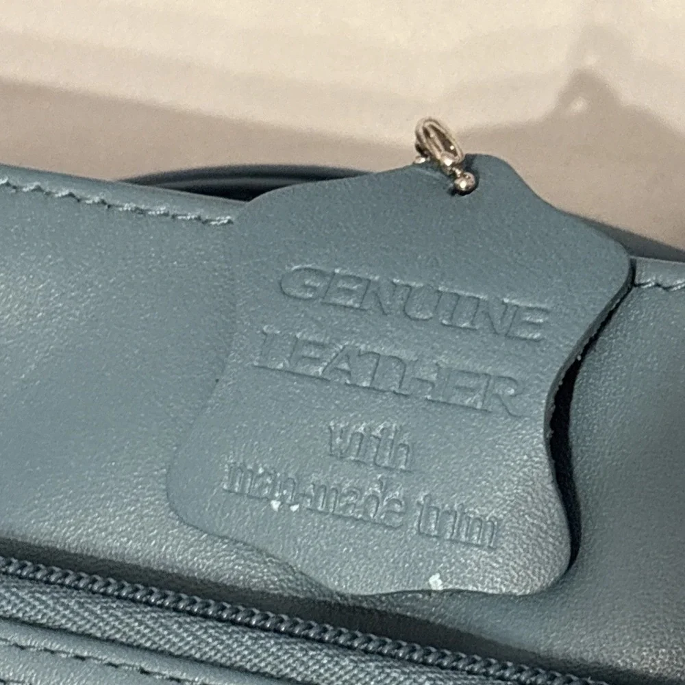 Vintage Giani Bernini‎ Baby Blue Cross Body Shoulder Bag